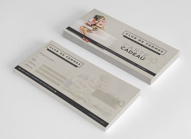 Impression grand format — Club de Femmes : carte cadeau club sportif