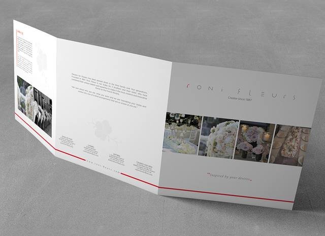 Impression grand format — Éditeur textile : depliant trois volets catalogue