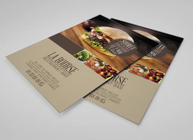 Impression grand format — La Bruixe : flyer carte restaurant bar