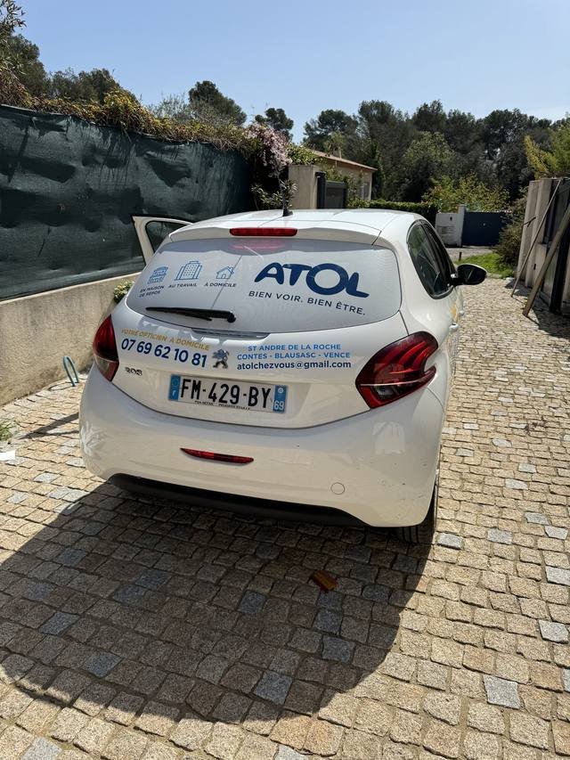 Marquage véhicule — Atol : marquage voiture opticien a domicile