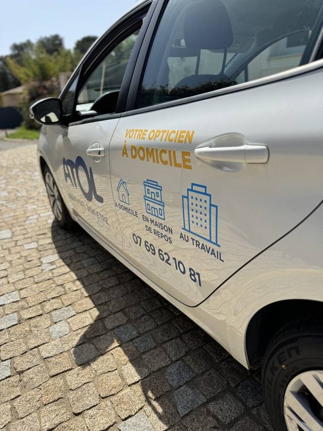 Marquage véhicule — Atol : marquage voiture opticien a domicile