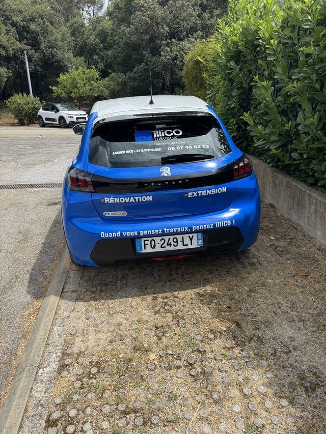 Marquage véhicule — illiCO travaux : covering voiture societe renovation extension